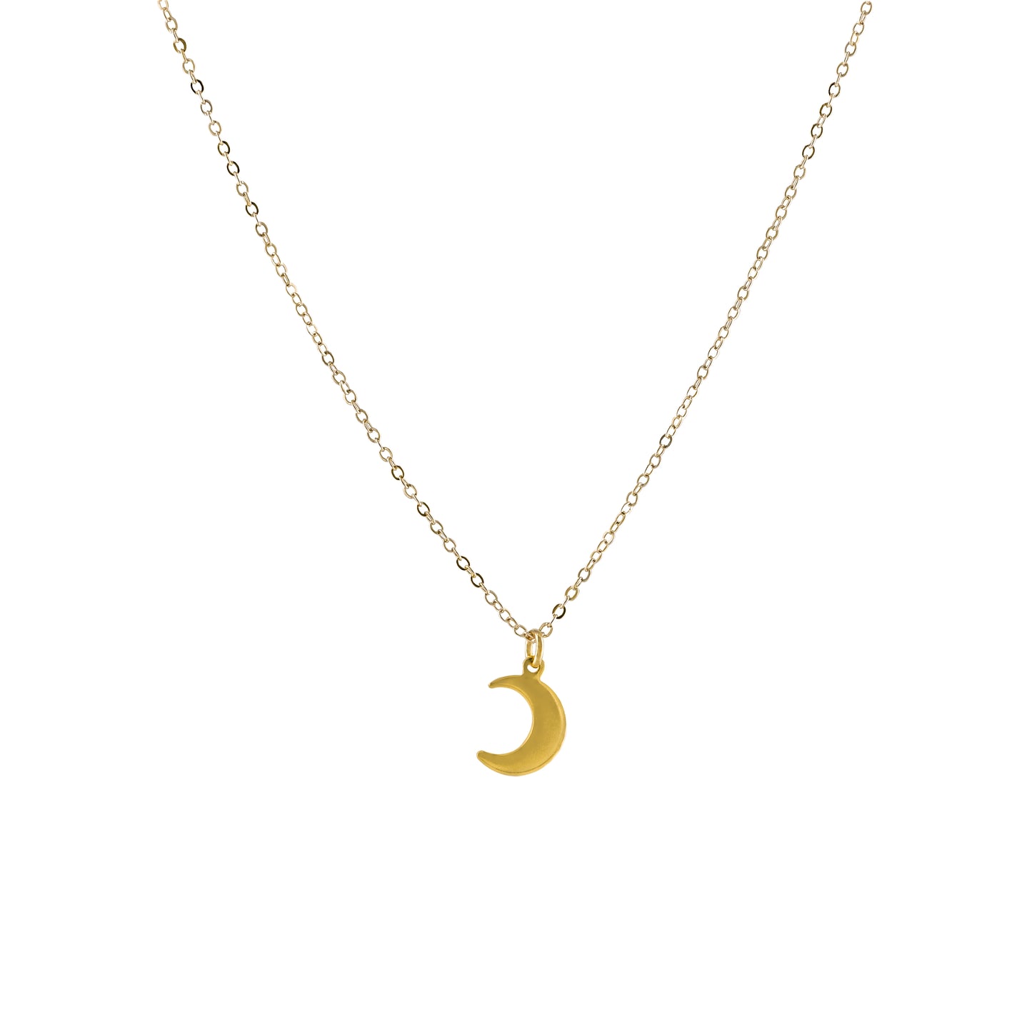 Gold Filled Moon Necklace