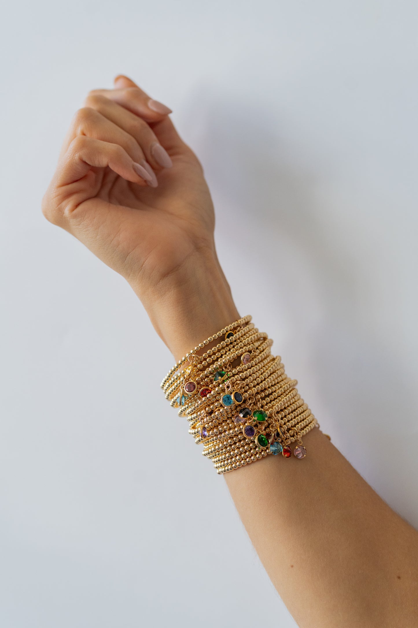 Color Stone Bracelet Collection