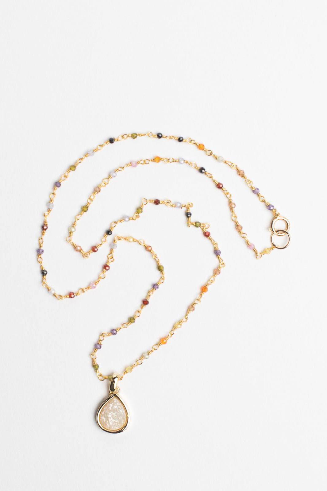 Multi Colored Zirconia Necklace *