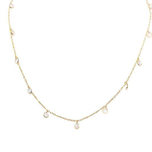Golden Droplets Necklace