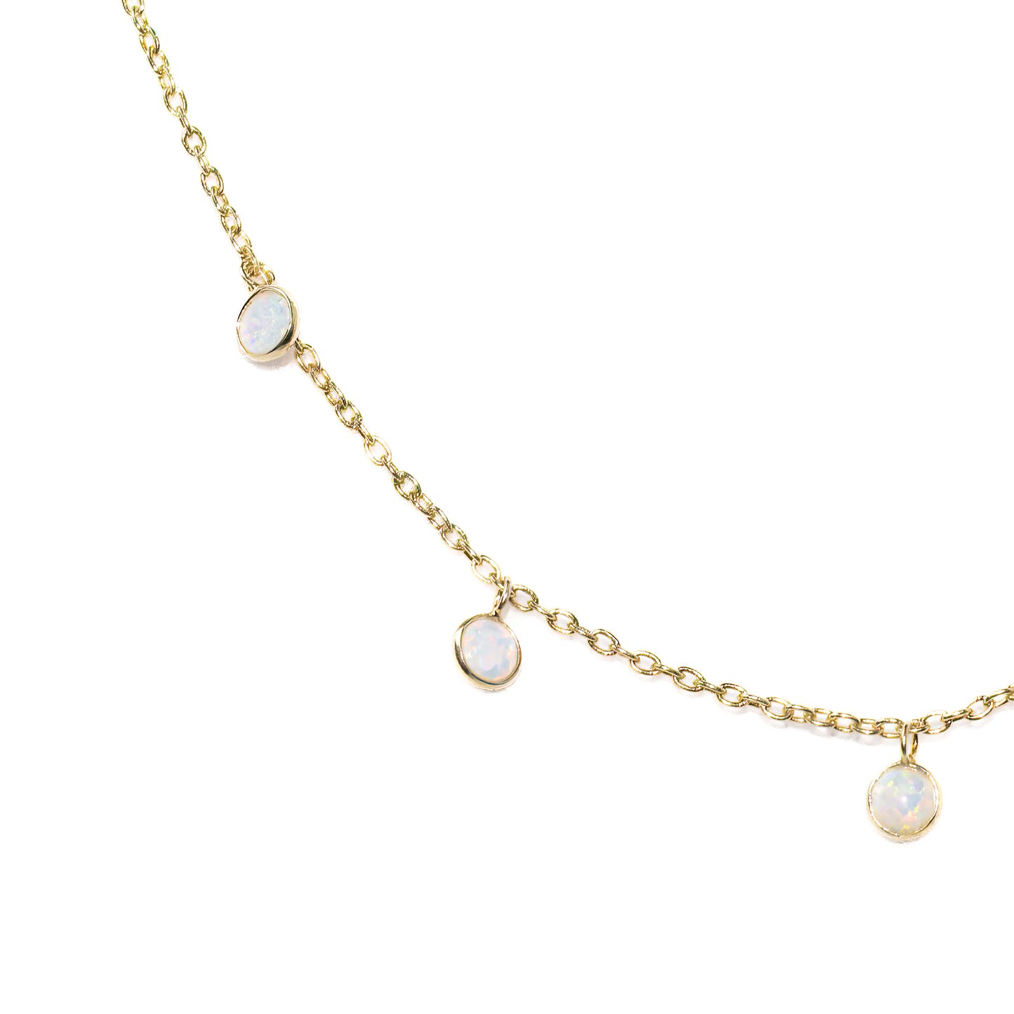 Golden Droplets Necklace