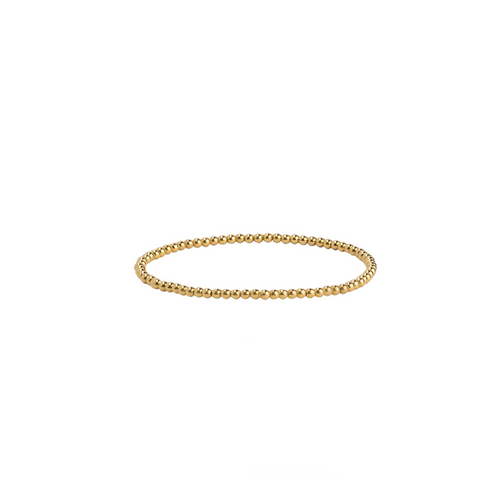 Gold Filled Beaded Bracelet 2.5 mm