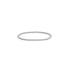 Load image into Gallery viewer, Silver Beaded Bracelet 3mm