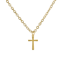 Load image into Gallery viewer, Gold Filled Cross Necklace