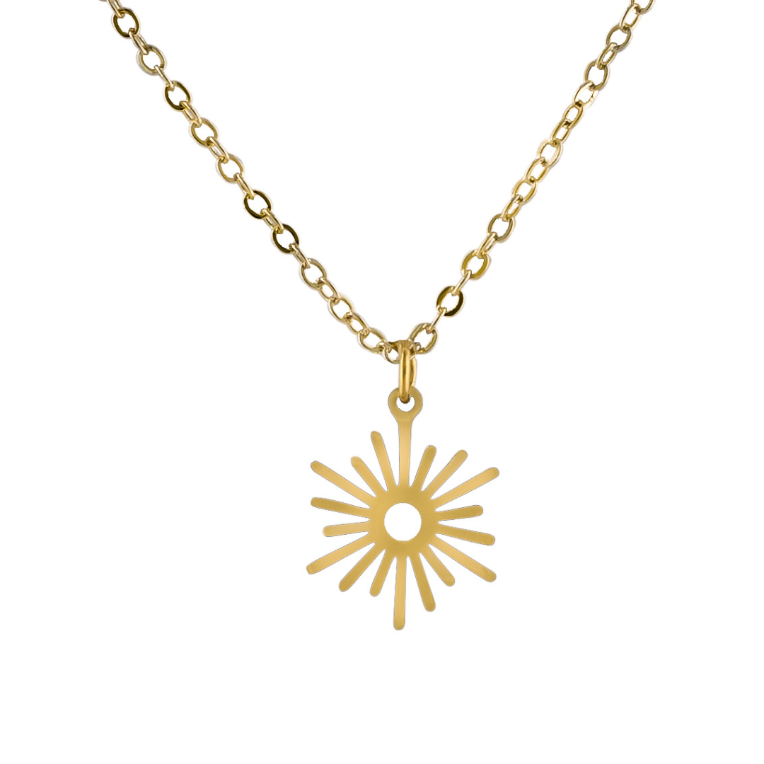 Gold Filled Sun Necklace