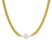 Load image into Gallery viewer, Golden Pearl Necklace