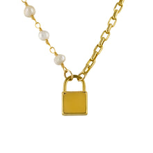 Load image into Gallery viewer, Locket Pendant with Asymmetrical Chain