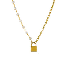 Load image into Gallery viewer, Locket Pendant with Asymmetrical Chain