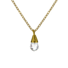 Load image into Gallery viewer, Clear Quartz Drop Pendant