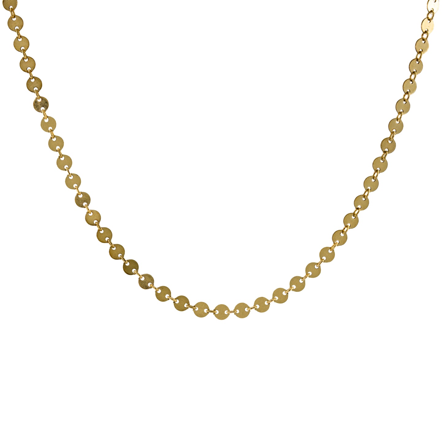 Disc Chain Necklace