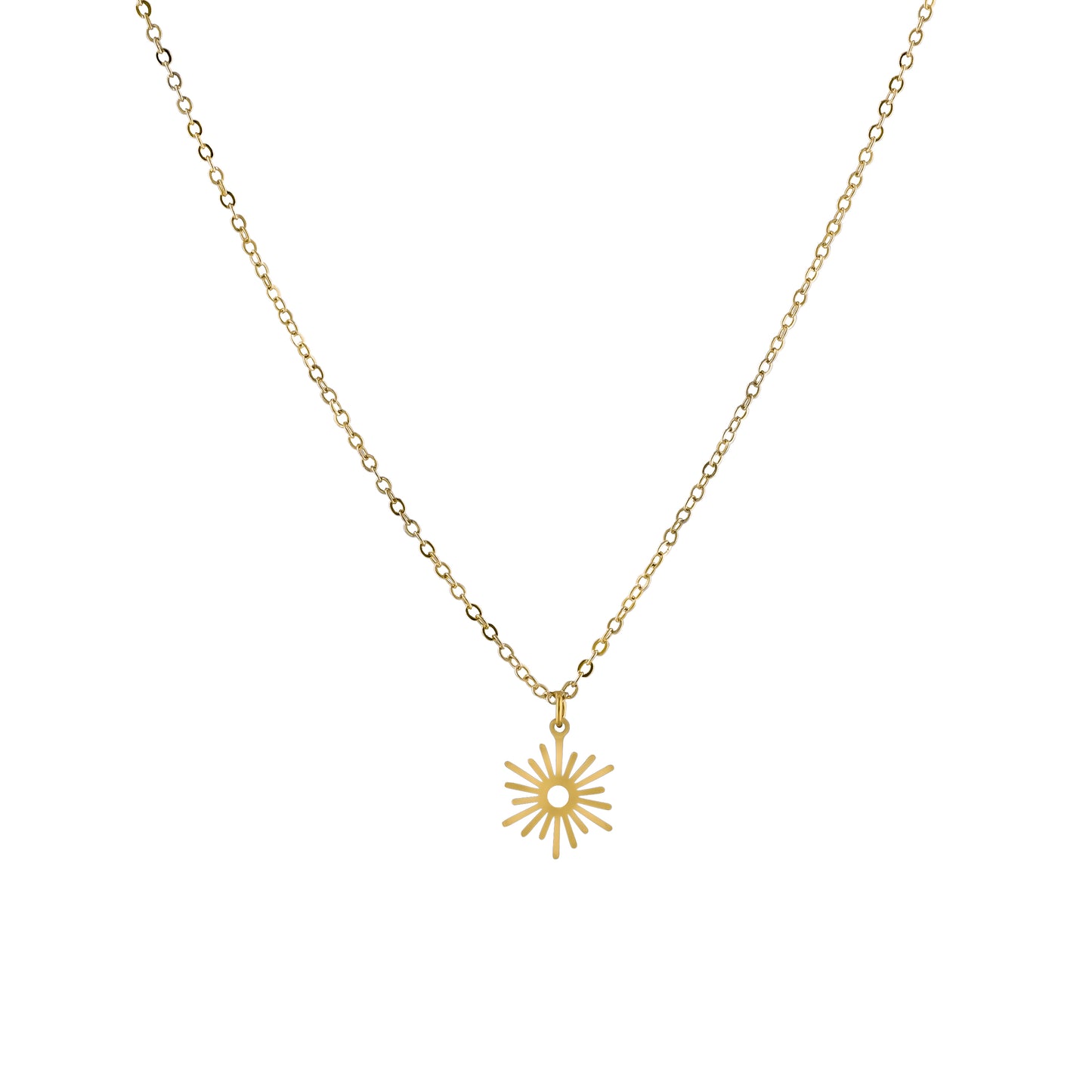 Gold Filled Sun Necklace