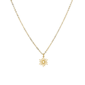 Gold Filled Sun Necklace