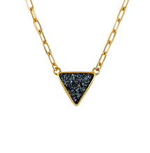 Load image into Gallery viewer, Druzzy Triangle Pendant