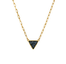 Load image into Gallery viewer, Druzzy Triangle Pendant