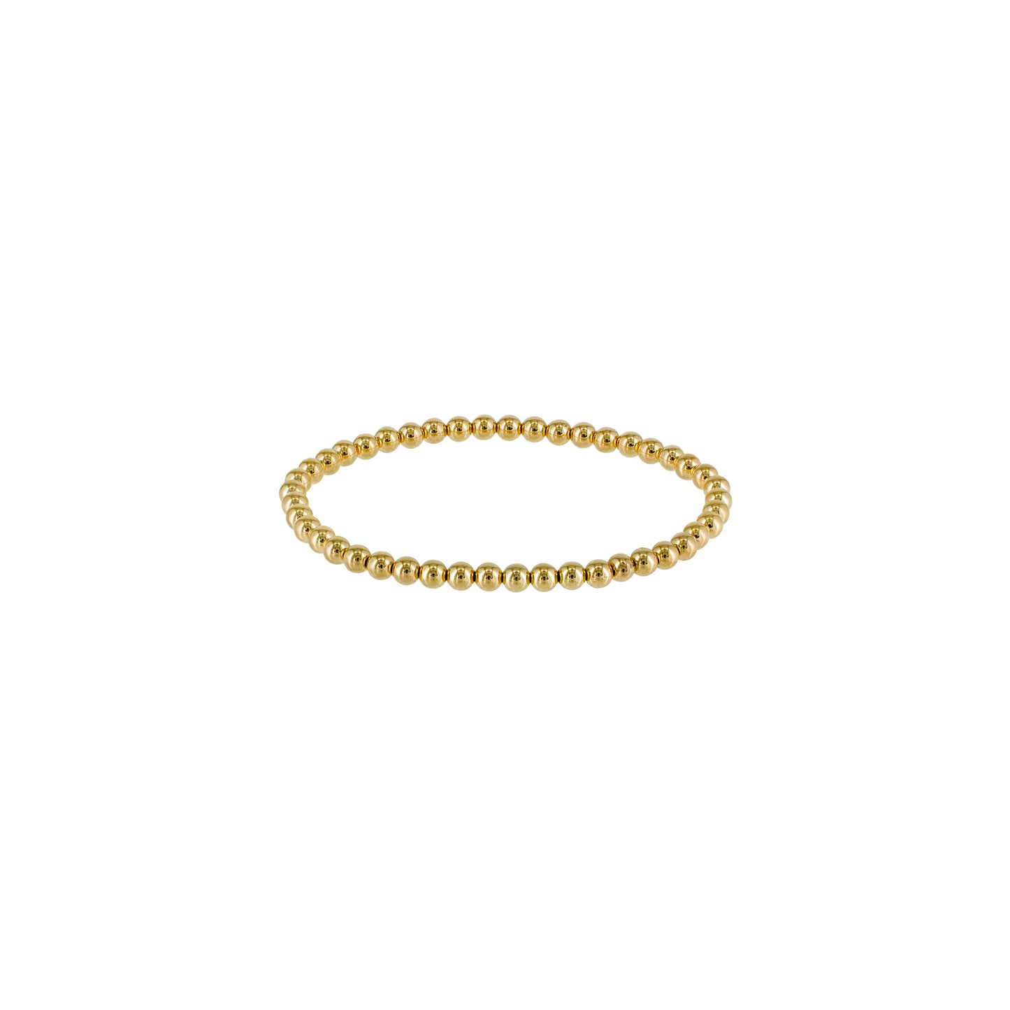 Gold Filled Beaded Bracelet 4mm