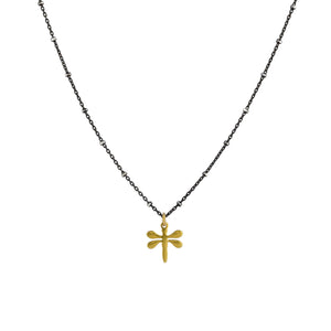 Gold Filled Dragonfly Pendant
