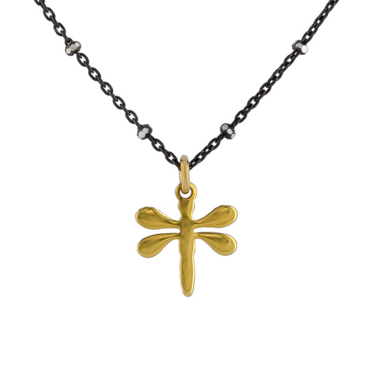 Gold Filled Dragonfly Pendant