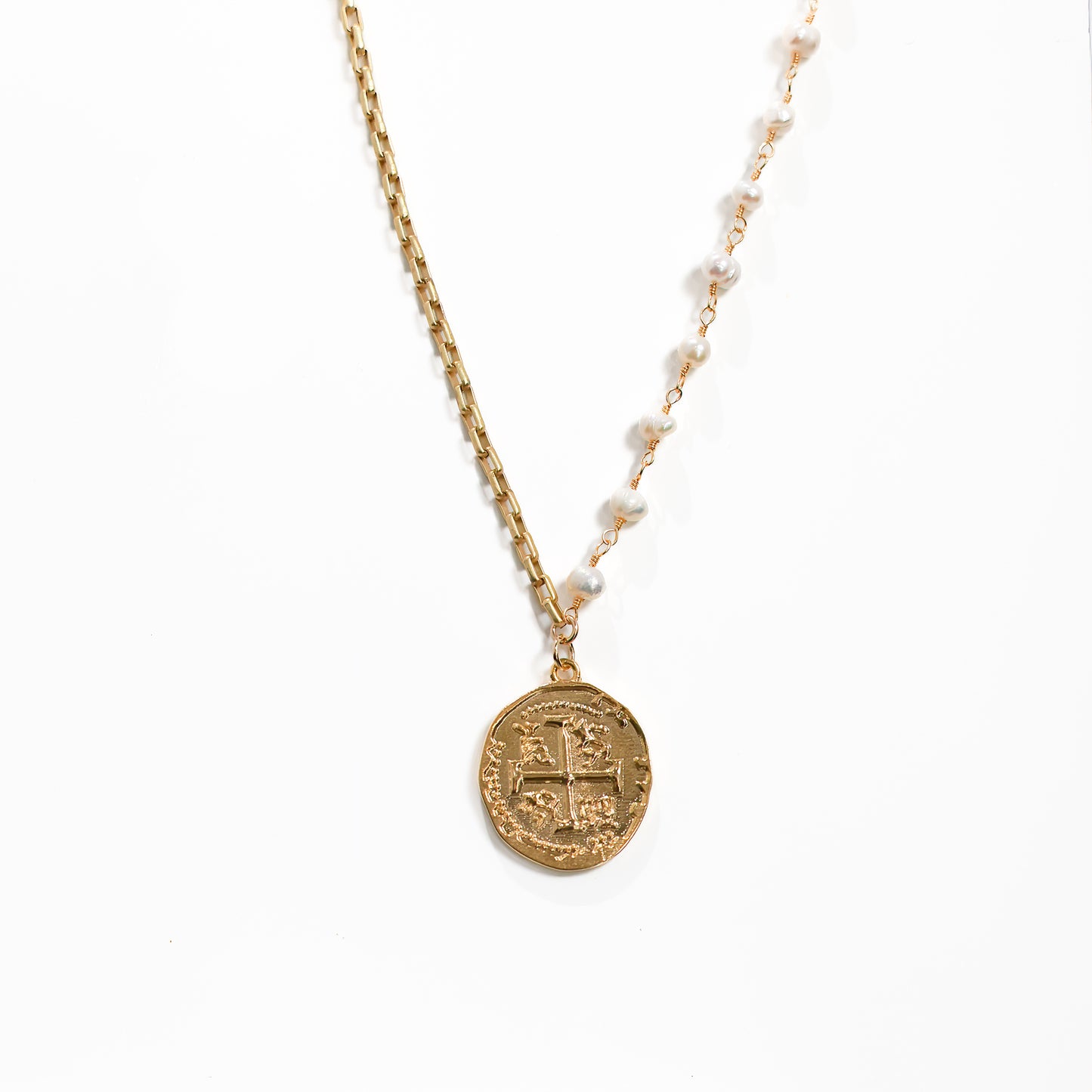 Greek Coin in Assymetric Chain