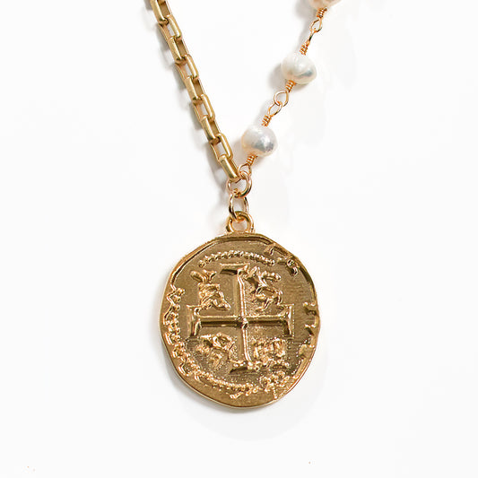 Greek Coin in Assymetric Chain