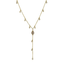 Load image into Gallery viewer, Regina Moonstone Drop Necklace