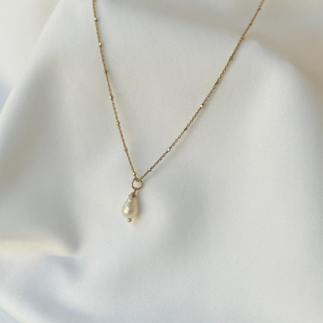 Petite Exclusive Baroque Pearl Necklace