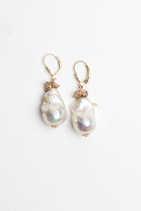 Large Baroque Pearl Earrings