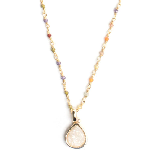 Multi Colored Zirconia Necklace *