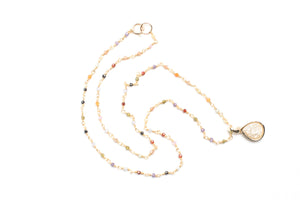 Multi Colored Zirconia Necklace *