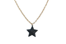 Load image into Gallery viewer, Black Crystal Star Pendant