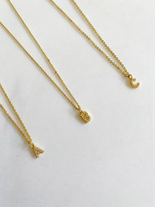 Golden Initial Necklace